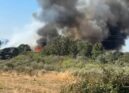 Um incêndio deflagrou na tarde desta quarta-feira, 12 de agosto