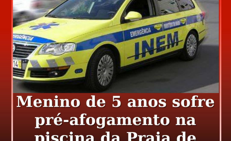 Um menino de cinco anos sofreu, esta quinta-feira