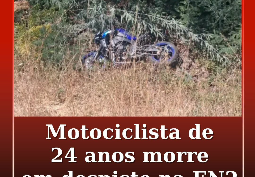 Um motociclista de 24 anos morreu este sábado na sequência de um despiste na Est