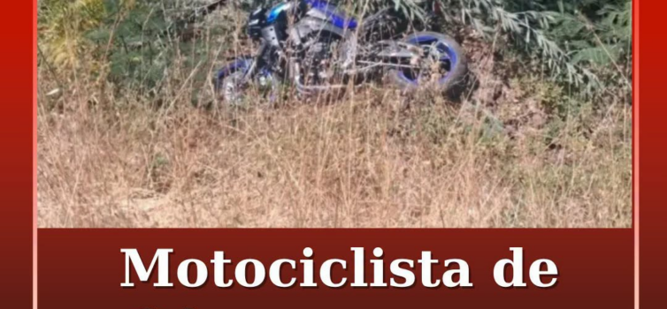 Um motociclista de 24 anos morreu este sábado na sequência de um despiste na Est