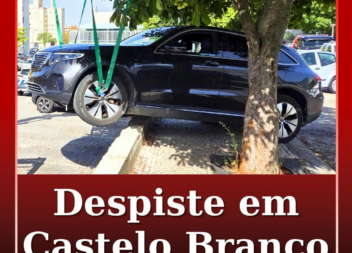 Um veículo ligeiro despistou-se na manhã desta sexta-feira, 7 de agosto