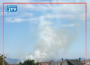 O alerta para um incêndio em zona de mato na zona do Parque do Barrocal