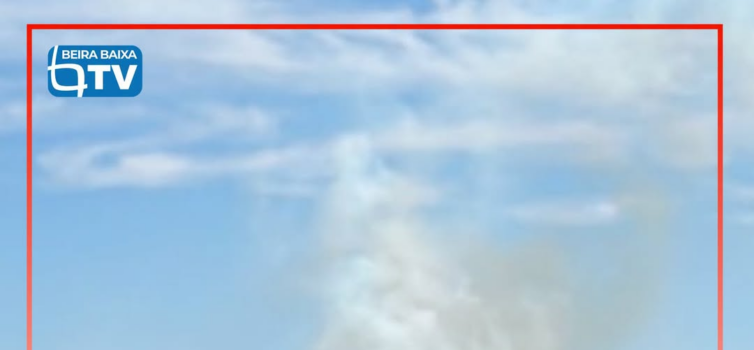 O alerta para um incêndio em zona de mato na zona do Parque do Barrocal