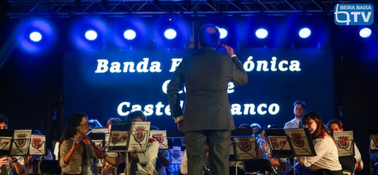 A Banda Filarmónica da Cidade de Castelo Branco atuou no palco secundário do Fes
