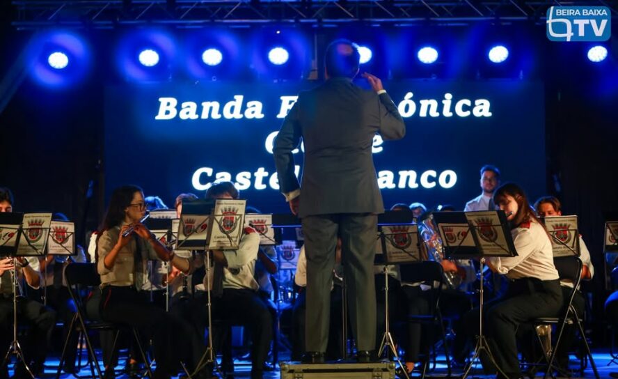 A Banda Filarmónica da Cidade de Castelo Branco atuou no palco secundário do Fes
