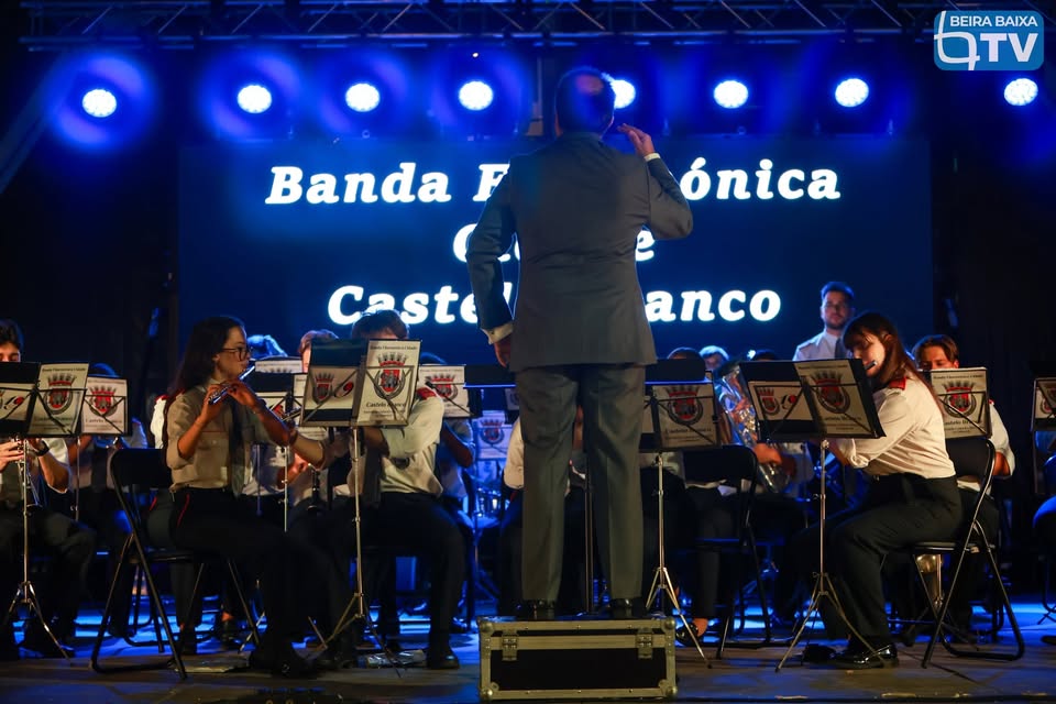 A Banda Filarmónica da Cidade de Castelo Branco atuou no palco secundário do Fes