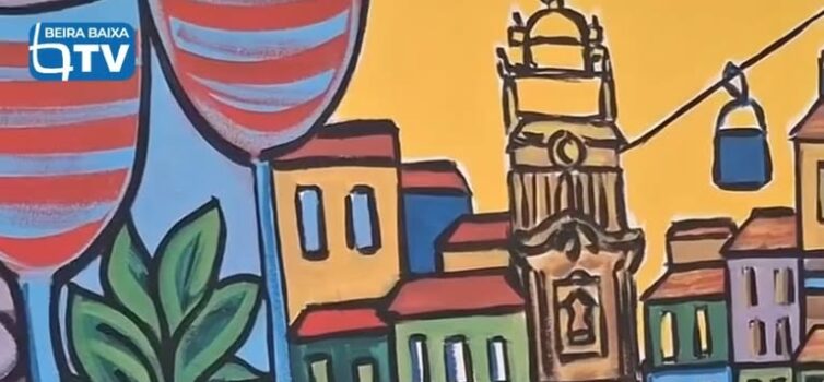 A arte de Rosário Bello chegou ao Porto através de um mural com seis metros de c