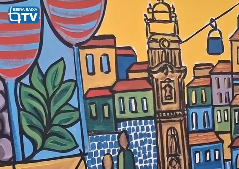 A arte de Rosário Bello chegou ao Porto através de um mural com seis metros de c