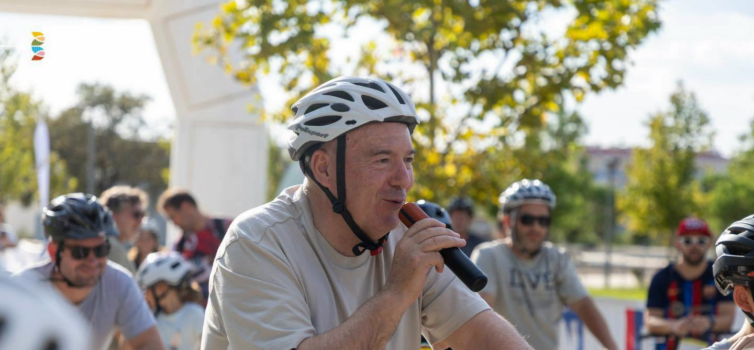 Castelo Branco pedalou em família