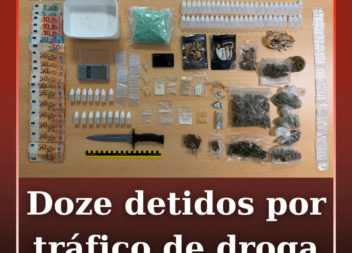 Doze pessoas foram detidas por tráfico de estupefacientes