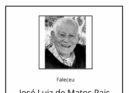Falece José Luiz de Matos Pais, aos 92 anos, natural do Teixoso.