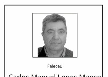 Faleceu Carlos Manuel Lopes Manso, aos 66 anos, natural de Peral