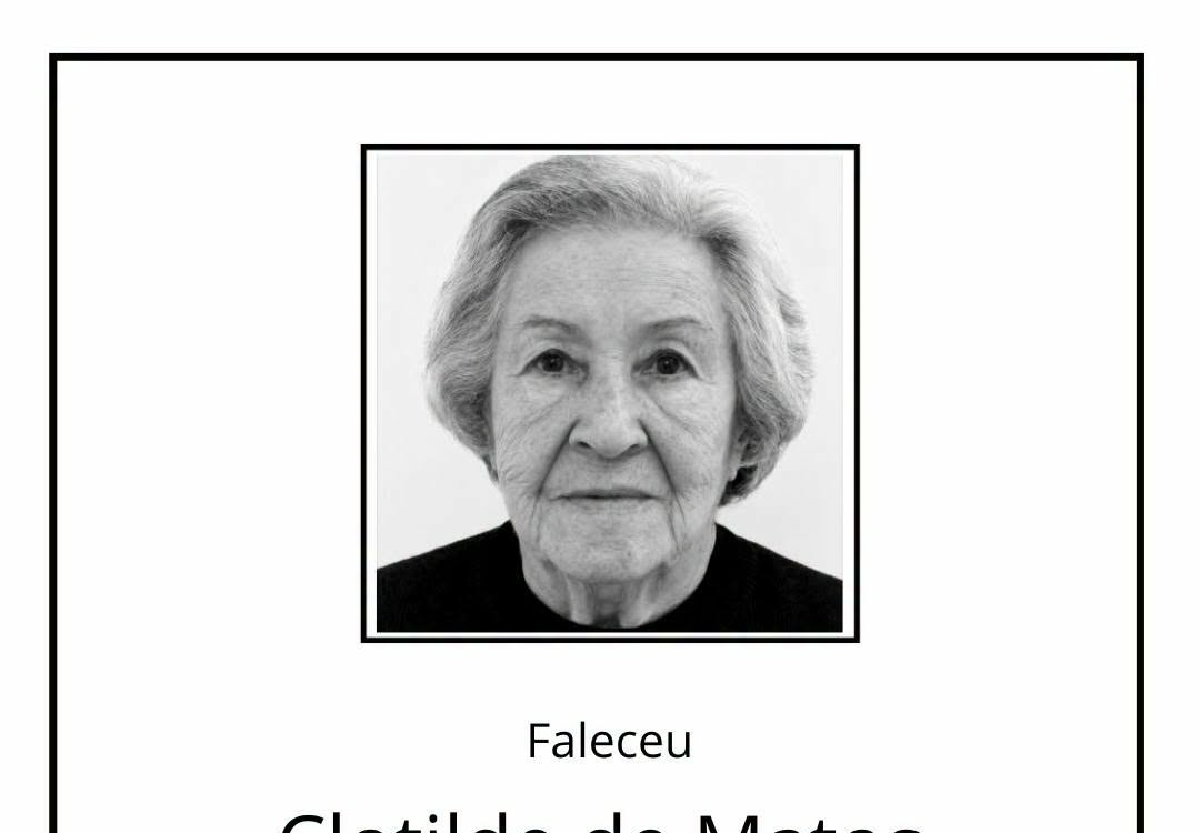 Faleceu Clotilde de Matos Ferreira Romãozinho, aos 100 anos