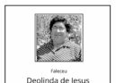 Faleceu Deolinda de Jesus Matias Adelino, aos 78 anos
