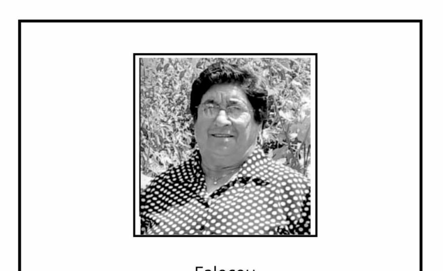 Faleceu Deolinda de Jesus Matias Adelino, aos 78 anos