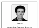 Faleceu Joaquim Gomes Roque, aos 67 anos, natural de Maxial da Ladeira