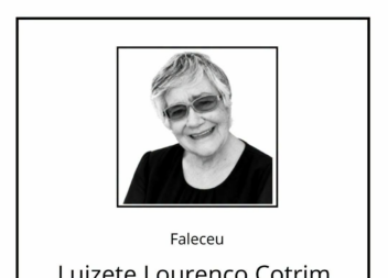 Faleceu Luizete Lourenço Cotrim dos Santos, aos 92 anos