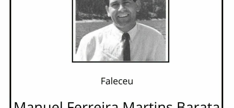 Faleceu Manuel Ferreira Martins Barata, aos 66 anos, residente de Torrinha