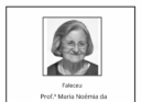 Faleceu Maria Noémia da Conceição Santos Gordinho, aos 91 anos