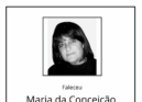 Faleceu Maria da Conceição Folgado Grilo, aos 60 anos.