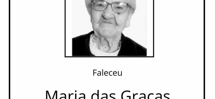 Faleceu Maria das Graças, aos 101 anos.