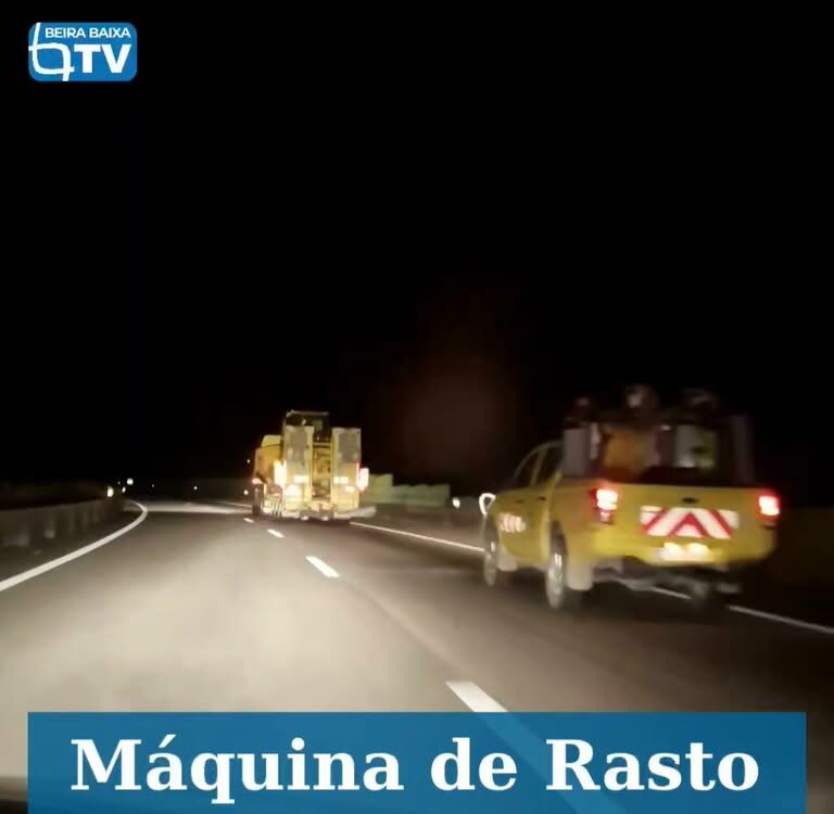 Foi vista uma Máquina de Rasto na A23 em direção de Proença-a-Nova.