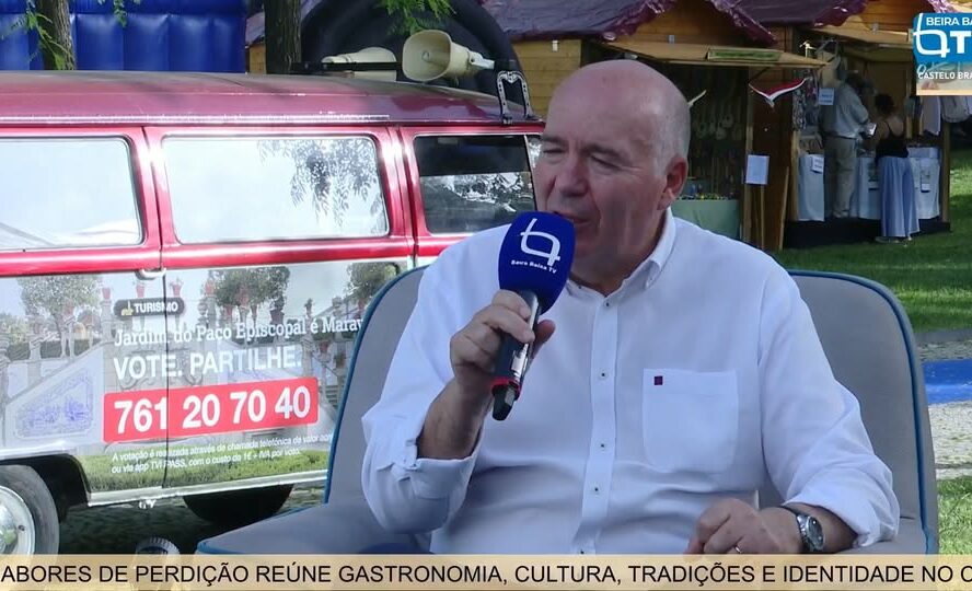 José Figueiras recebe o Presidente da Câmara de Castelo Branco no set da Beira B
