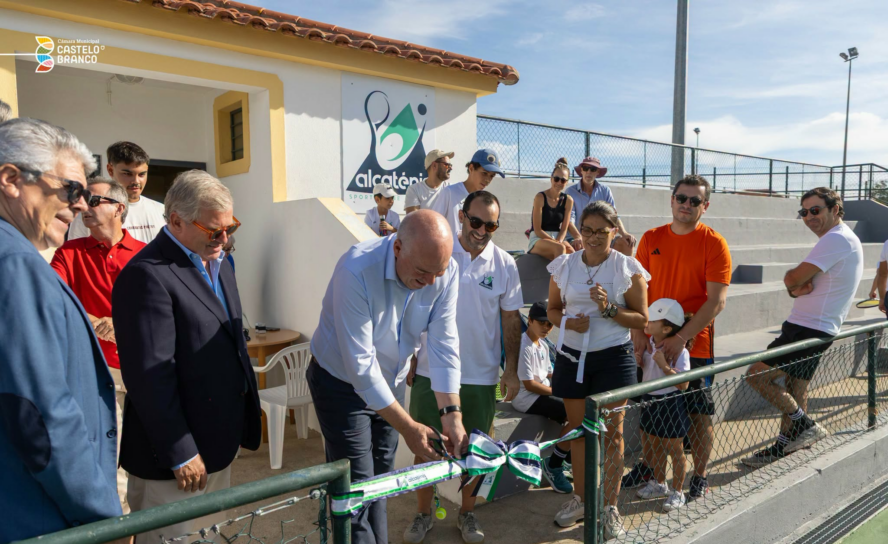 O Alcaténis Sport Clube inaugurou, no sábado, 26 de setembro