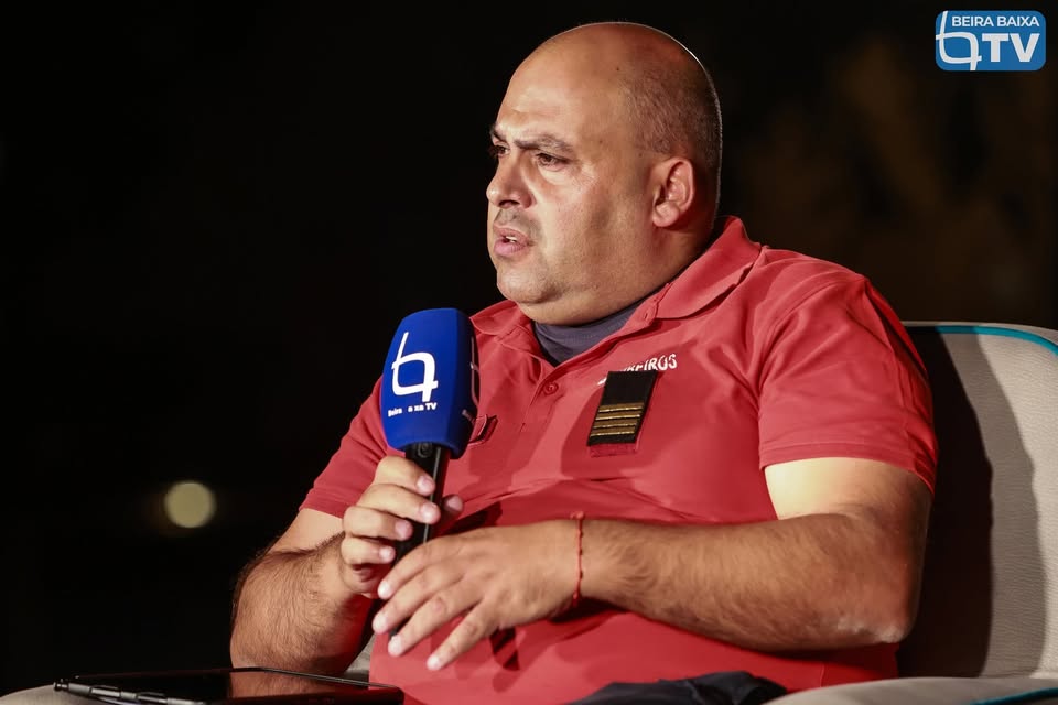 O Comandante Tiago Neto dos Bombeiros Voluntários de Castelo Branco esteve no se