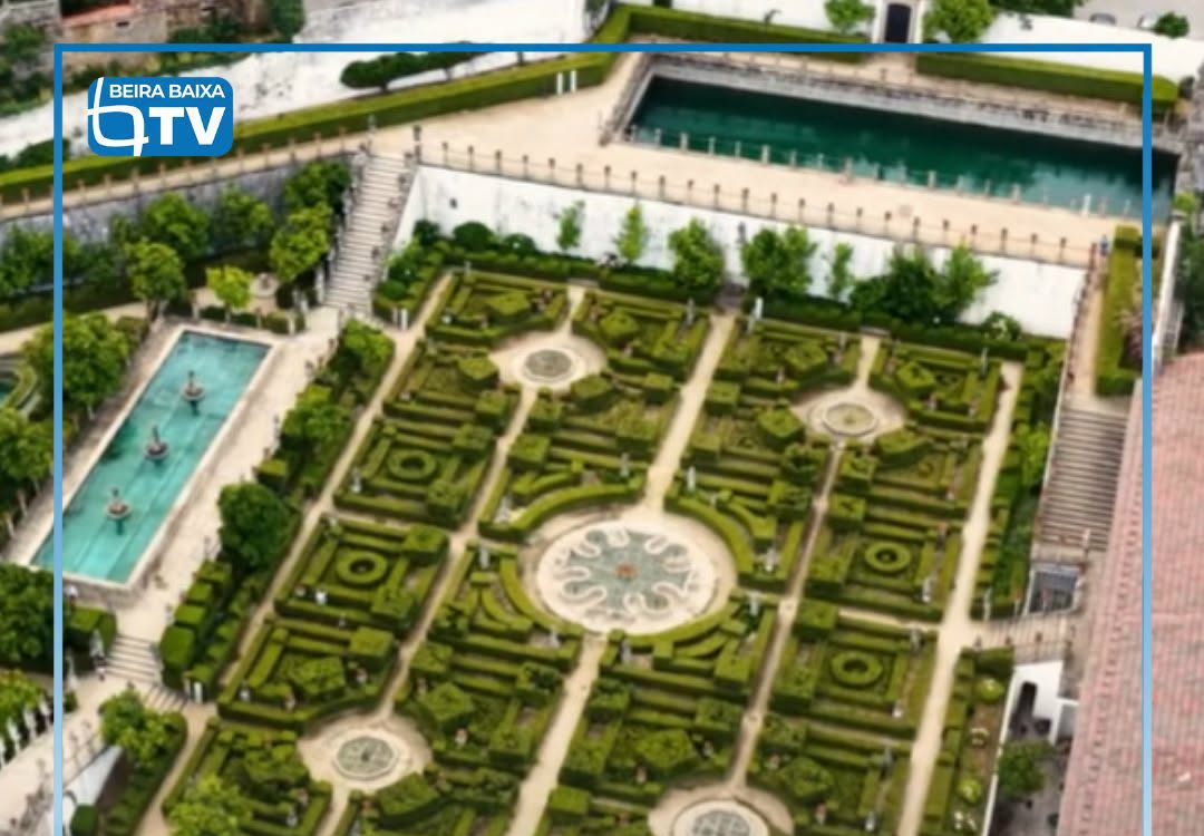 O Jardim do Paço Episcopal, em Castelo Branco