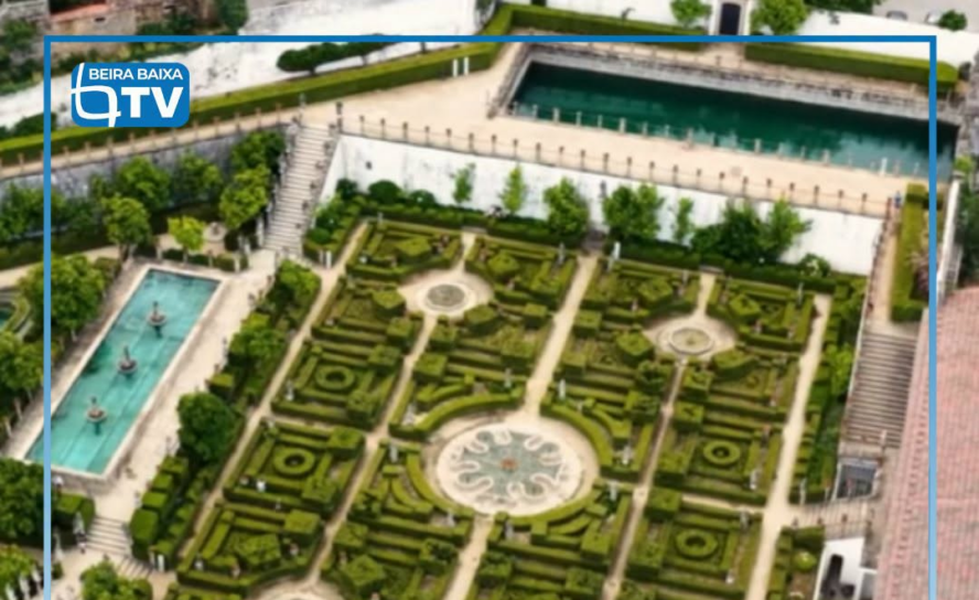 O Jardim do Paço Episcopal, em Castelo Branco