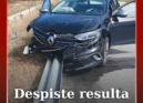 O alerta para o despiste de um veiculo ligeiro na saída da A23 para Caria