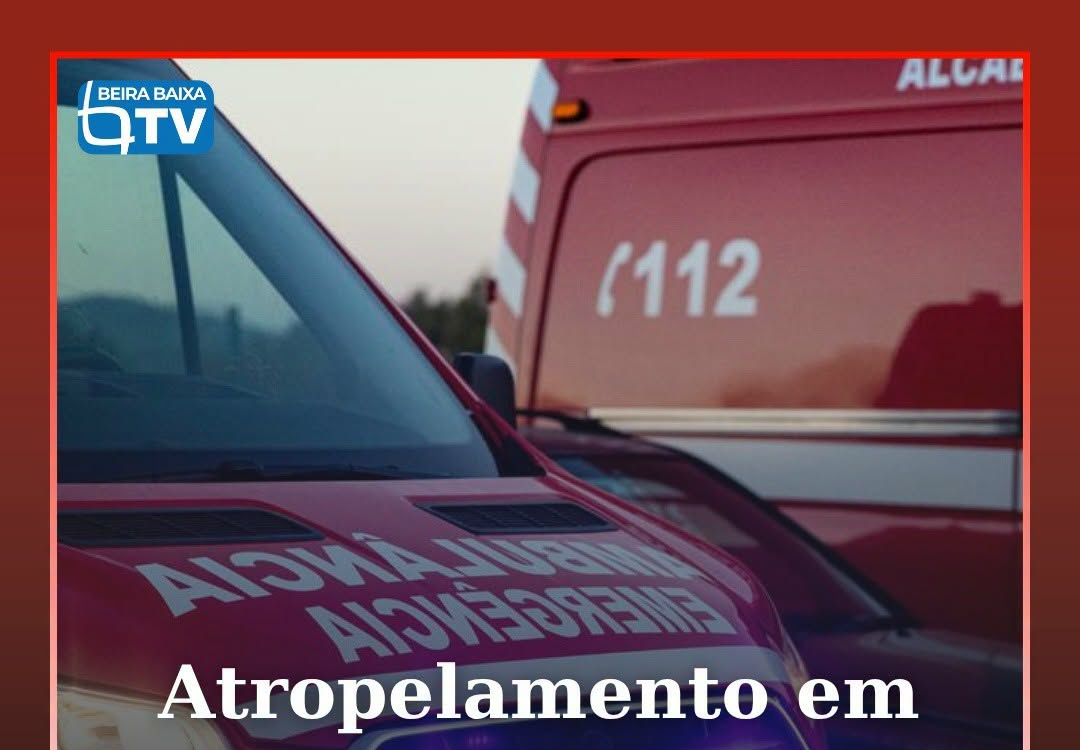 O alerta para um atropelamento na EN 352, no km 30, em Póvoa de Rio de Moinhos,