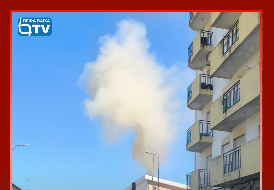 O alerta para um incêndio na Quinta do Amieiro, em Castelo Branco