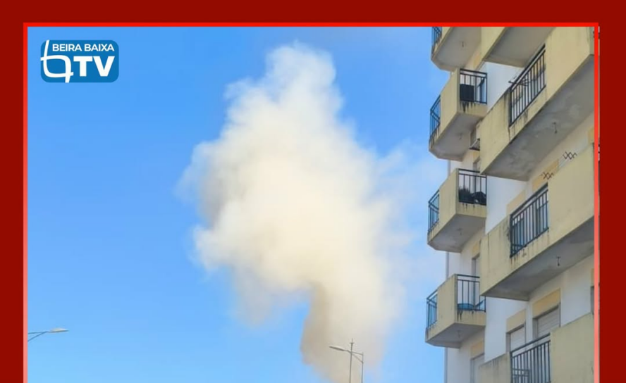 O alerta para um incêndio na Quinta do Amieiro, em Castelo Branco