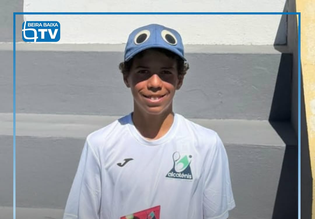 O atleta Simão Rodrigues, do Alcatenis Sport Clube