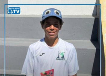 O atleta Simão Rodrigues, do Alcatenis Sport Clube