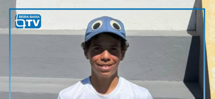 O atleta Simão Rodrigues, do Alcatenis Sport Clube
