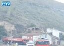 O incêndio que deflagrou em zona de floresta em Alvito da Beira