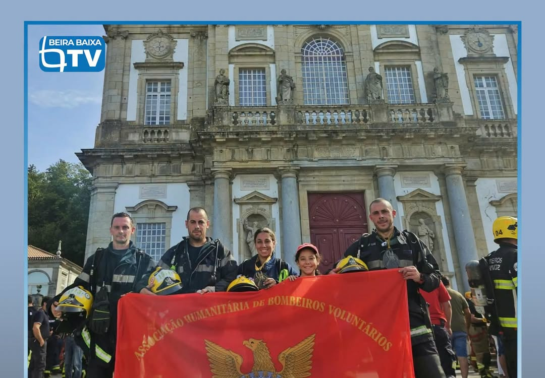 Os Bombeiros Voluntários do Fundão participaram em mais uma edição dos Escadório