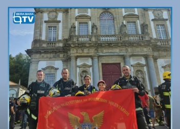 Os Bombeiros Voluntários do Fundão participaram em mais uma edição dos Escadório