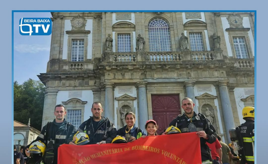 Os Bombeiros Voluntários do Fundão participaram em mais uma edição dos Escadório