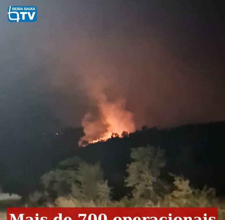 Os incêndios em Proença-a-Nova lavram com bastante intensidade.
