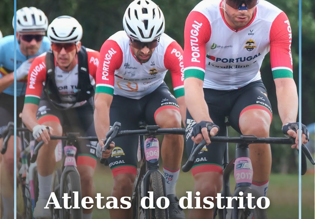 Pedro Pereira, Joel Sousa e João Duarte, atletas do distrito de Castelo Branco,