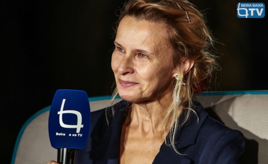 Rosário Bello esteve no set de entrevista da Beira Baixa TV