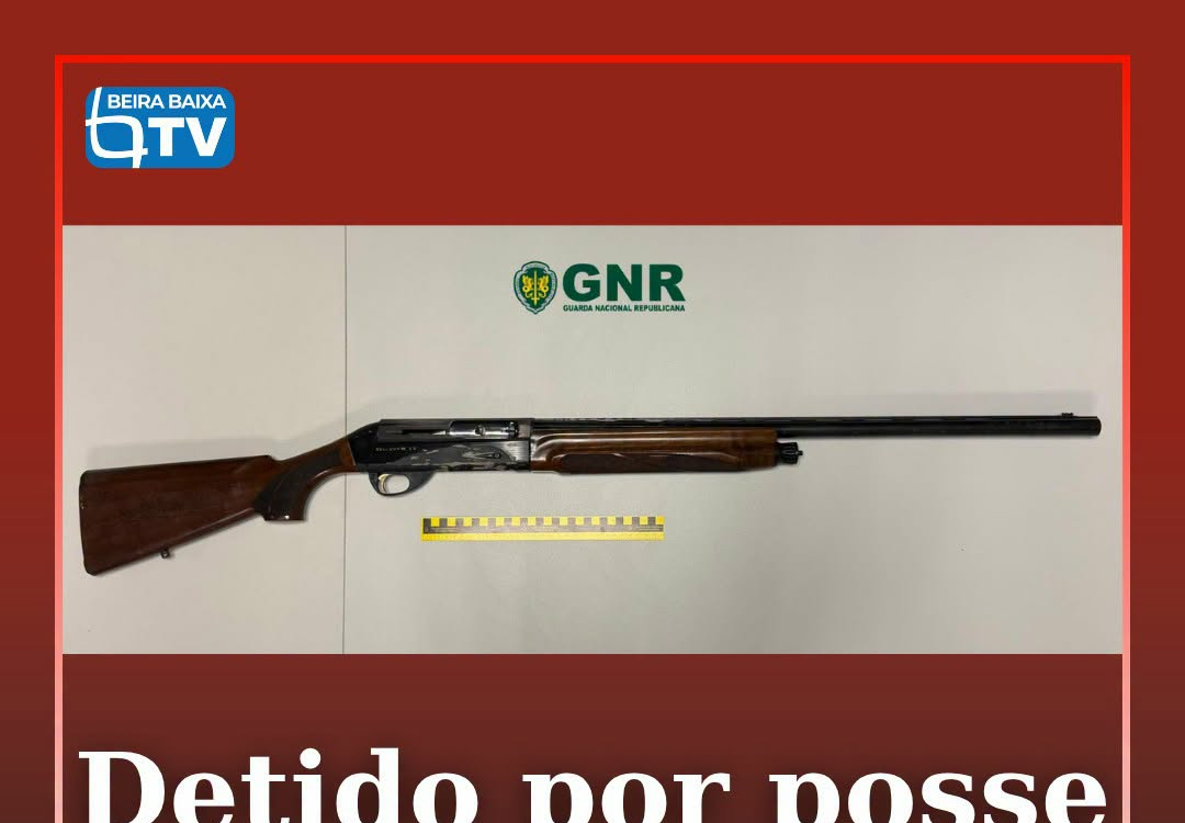 Um homem de 21 anos foi detido pela GNR, no dia 4 de setembro