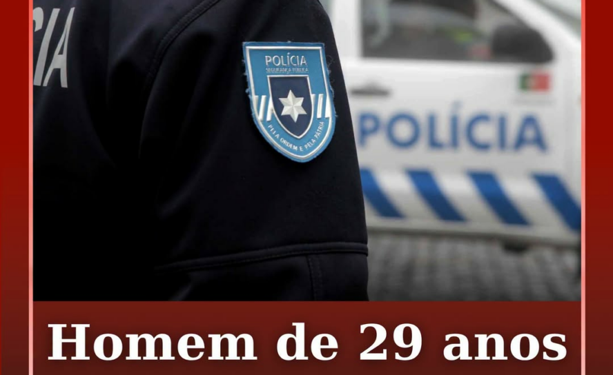 Um homem de 29 anos, residente na Covilhã, foi detido pela PSP, naquela cidade,
