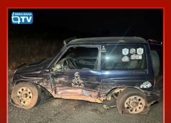 Um homem de 62 anos ficou com ferimentos ligeiros na sequência de um despiste oc
