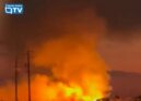 Um incêndio deflagrou ao início da noite de sábado, 19 de setembro