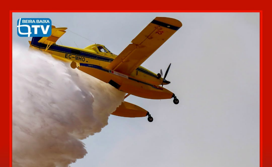 Um incêndio deflagrou esta segunda-feira, 28 de setembro de 2026, em Orca